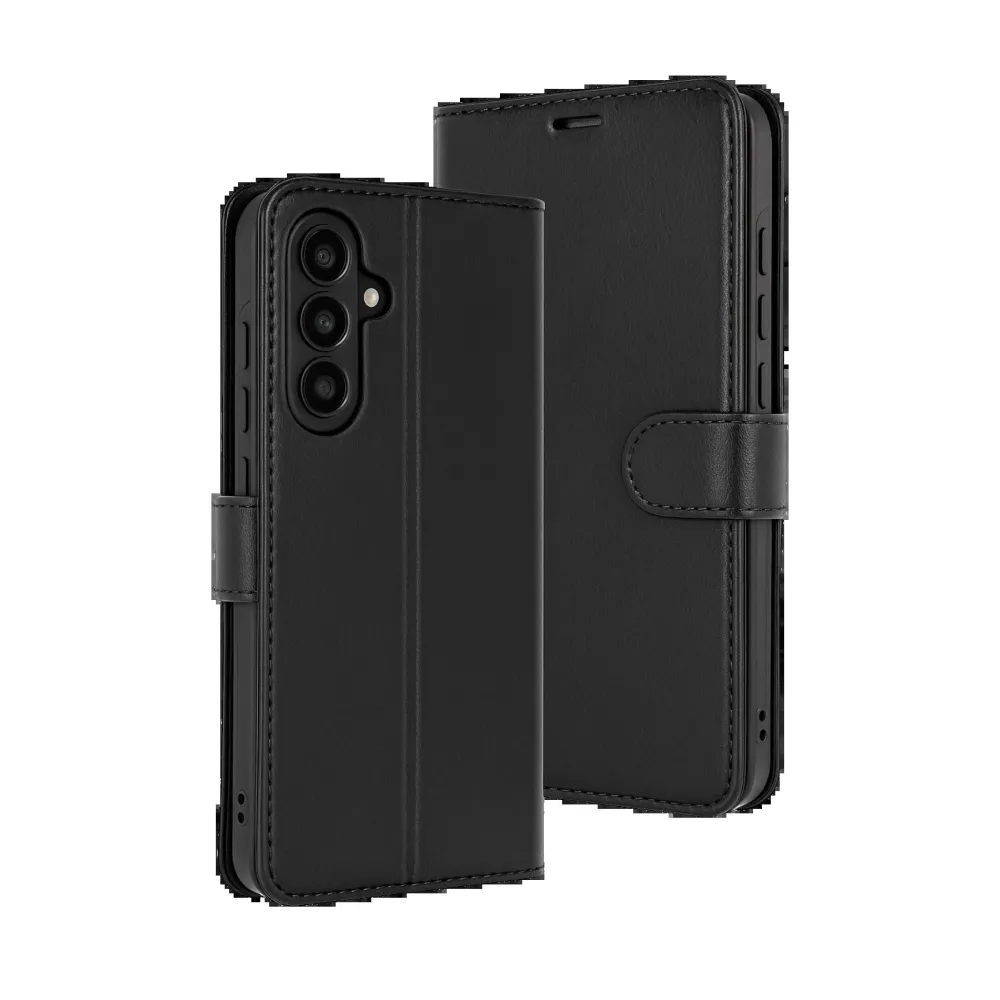 Newface Samsung Galaxy S25 Fe Trend S Plus Kapaklı Kılıf - Siyah