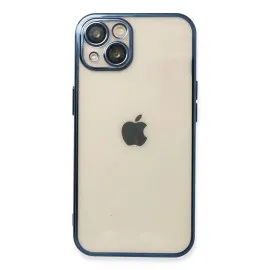Newface Iphone 13 Kılıf Razer Lensli Silikon - Lacivert