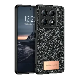 Onegif Xiaomi Mi 14T Pro Bright Simli Kapak - Siyah