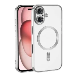 Newface Apple Iphone 17 Kross Magneticsafe Kapak - Gümüş