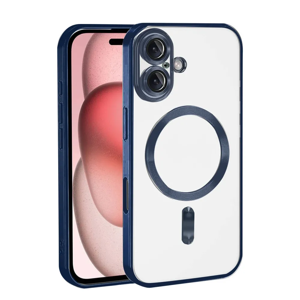 Newface Apple Iphone 17 Kross Magneticsafe Kapak - Lacivert