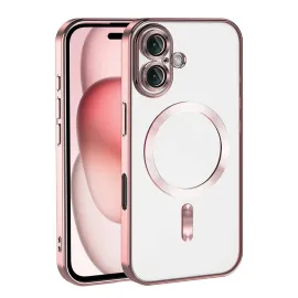 Newface Apple Iphone 17 Kross Magneticsafe Kapak - Rose