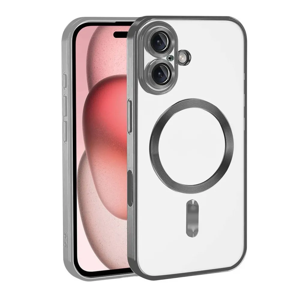 Newface Apple Iphone 17 Kross Magneticsafe Kapak - Titan Gri