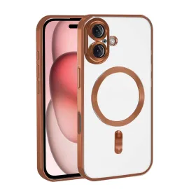 Newface Apple Iphone 17 Kross Magneticsafe Kapak - Turuncu