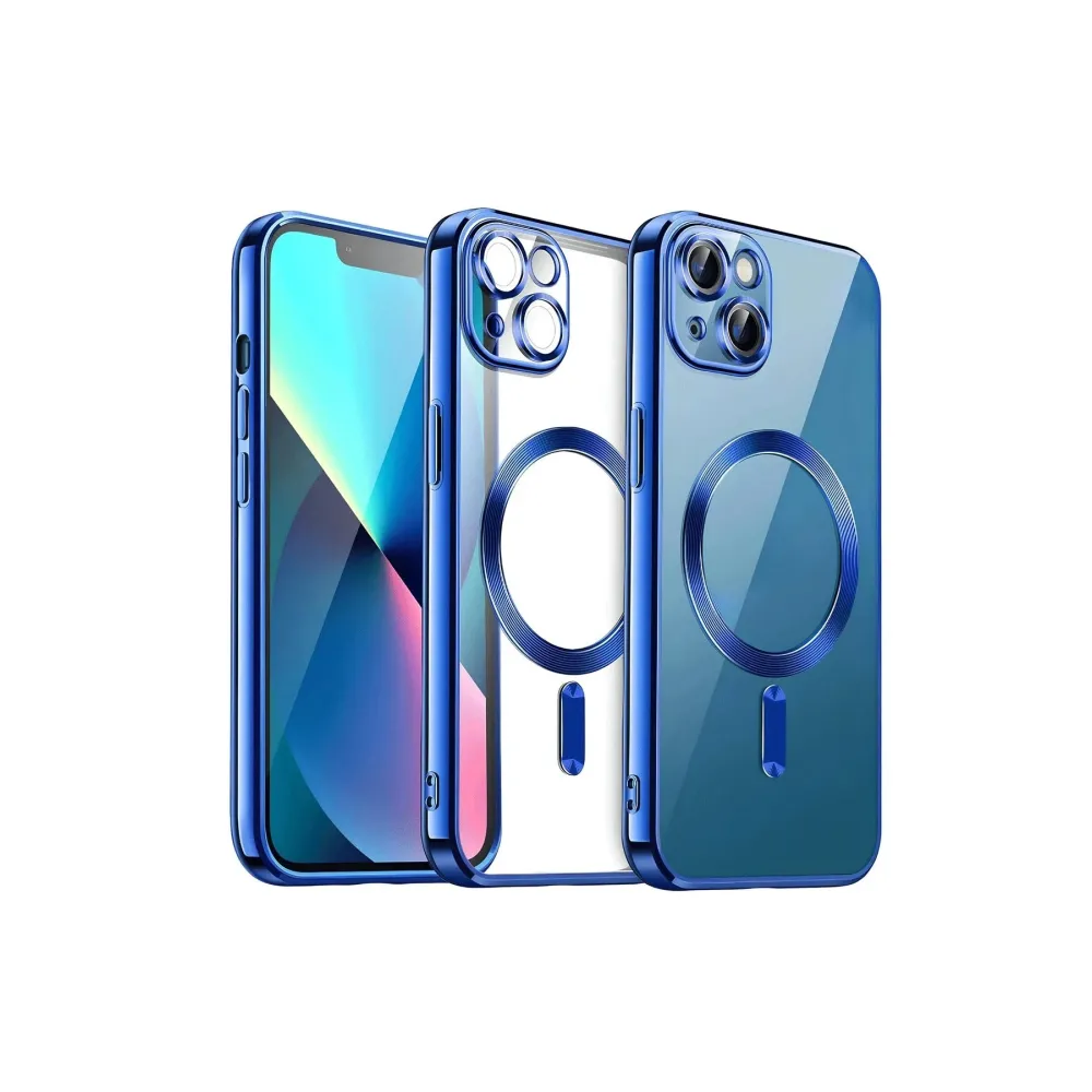 Newface Iphone 13 Kılıf Kross Magneticsafe Kapak - Lacivert