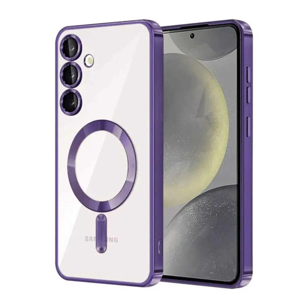 Newface Samsung Galaxy A55 5G Kross Magneticsafe Kapak - Mor