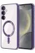 Newface Samsung Galaxy A55 5G Kross Magneticsafe Kapak - Mor