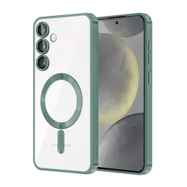 Newface Samsung Galaxy A56 Kross Magneticsafe Kapak - Koyu Yeşil