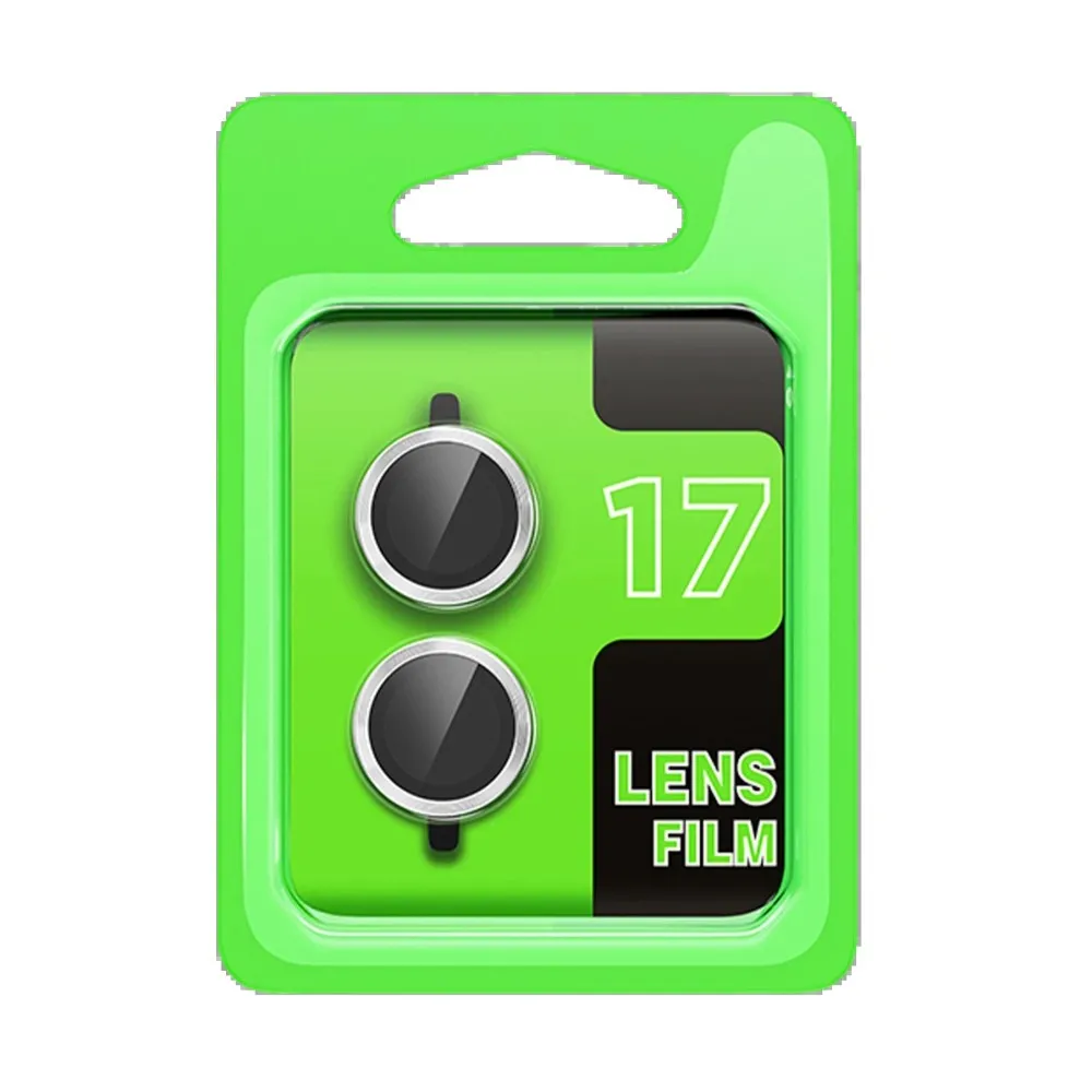 Newface Apple Iphone 17 Raze Metal Kamera Lens - Gümüş