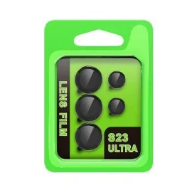 Newface Samsung Galaxy S23 Ultra Raze Metal Kamera Lens - Siyah