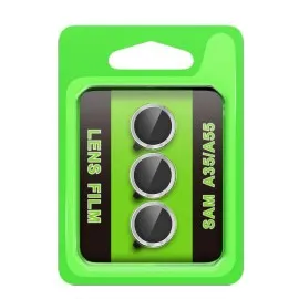 Newface Samsung Galaxy A35 5G Raze Metal Kamera Lens - Gümüş