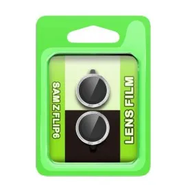 Newface Samsung Galaxy Z Flip 6 Raze Metal Kamera Lens - Gümüş