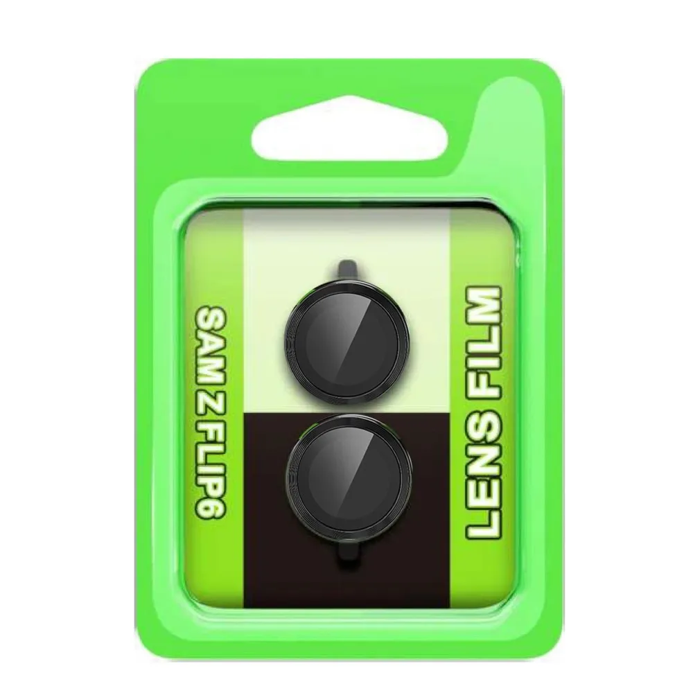 Newface Samsung Galaxy Z Flip 6 Raze Metal Kamera Lens - Siyah