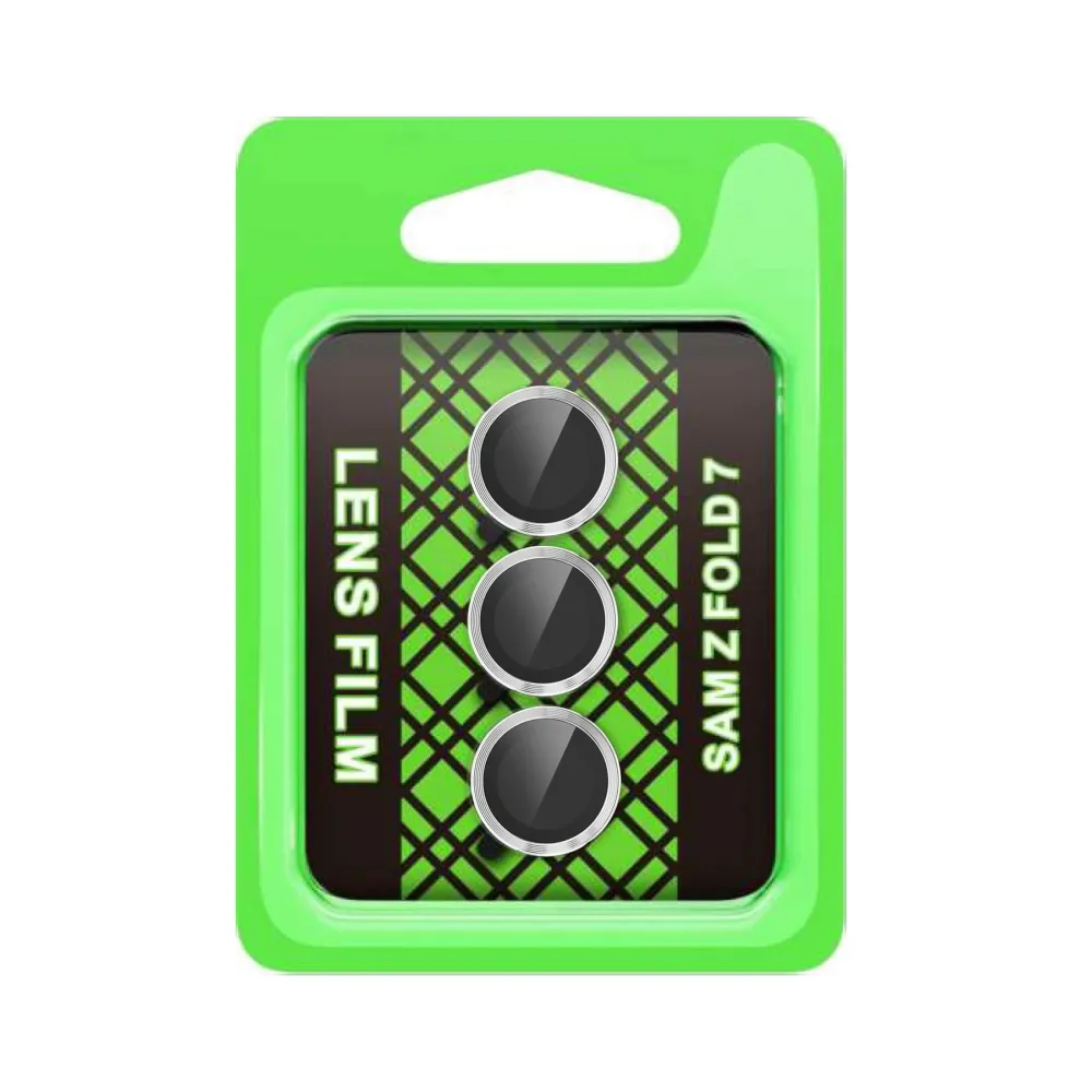 Newface Samsung Galaxy Z Fold 7 Raze Metal Kamera Lens - Gümüş