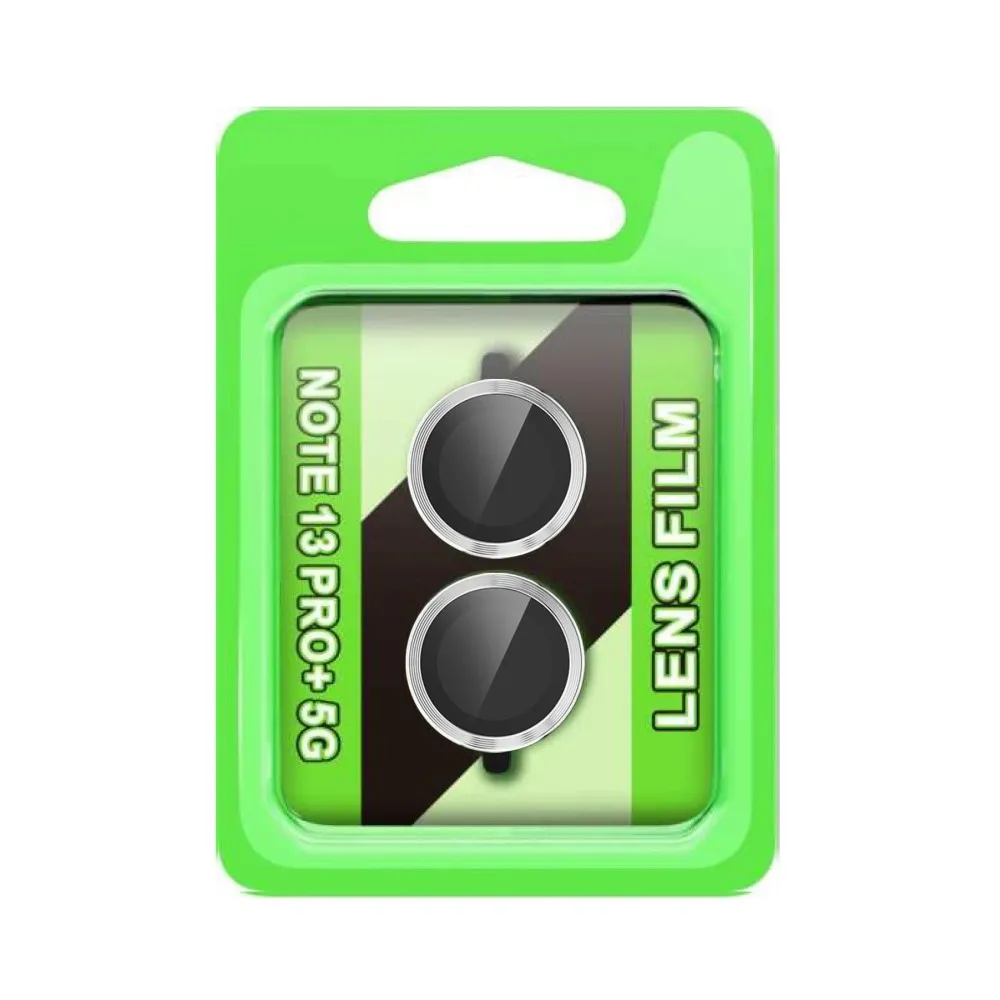 Newface Xiaomi Redmi Note 13 Pro Plus Raze Metal Kamera Lens - Gümüş