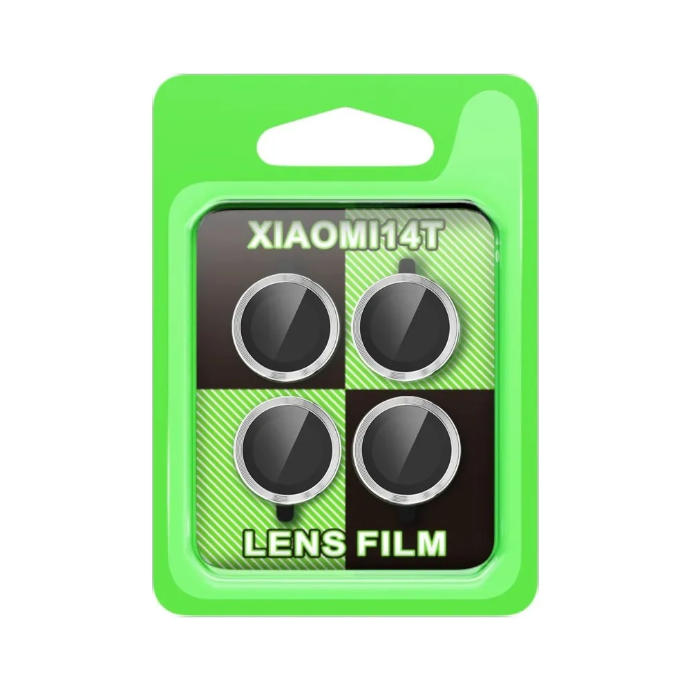 Newface Xiaomi Mi 14T Raze Metal Kamera Lens - Gümüş