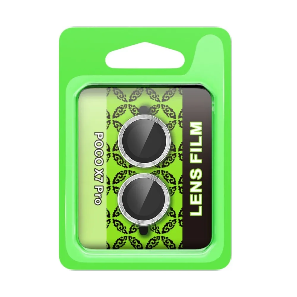 Newface Xiaomi Poco X7 Pro Raze Metal Kamera Lens - Gümüş