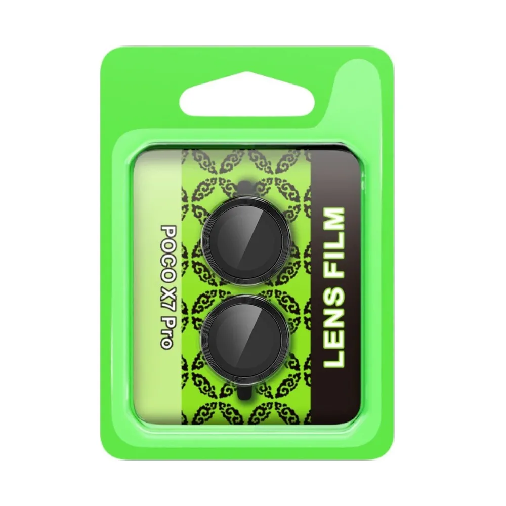 Newface Xiaomi Poco X7 Pro Raze Metal Kamera Lens - Siyah