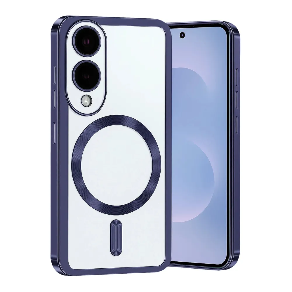 Newface Samsung Galaxy S25 Edge Kross Magneticsafe Kapak - Lacivert