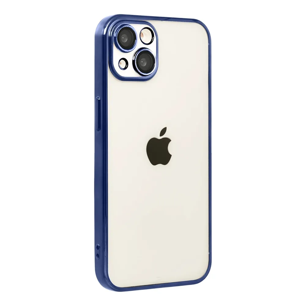 Newface Apple Iphone 15 Razer Lensli Silikon - Lacivert