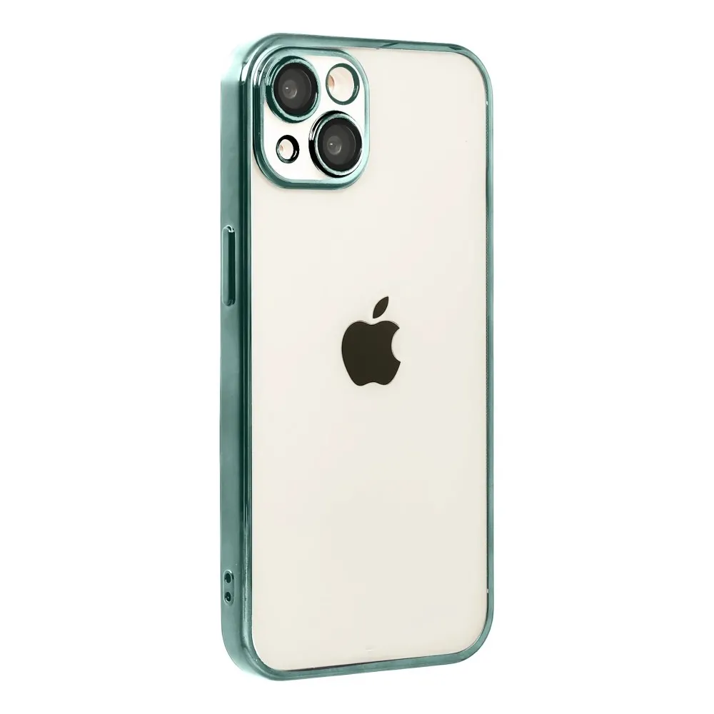 Newface Apple Iphone 15 Razer Lensli Silikon - Yeşil