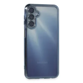 Newface Samsung Galaxy A15 4G Kılıf Razer Lensli Silikon - Açık Mavi