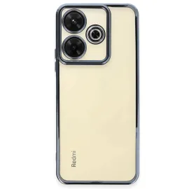 Newface Xiaomi Redmi 13 4G Kılıf Razer Lensli Silikon - Açık Mavi