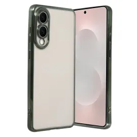 Newface Samsung Galaxy S25 Edge Razer Lensli Silikon - Yeşil