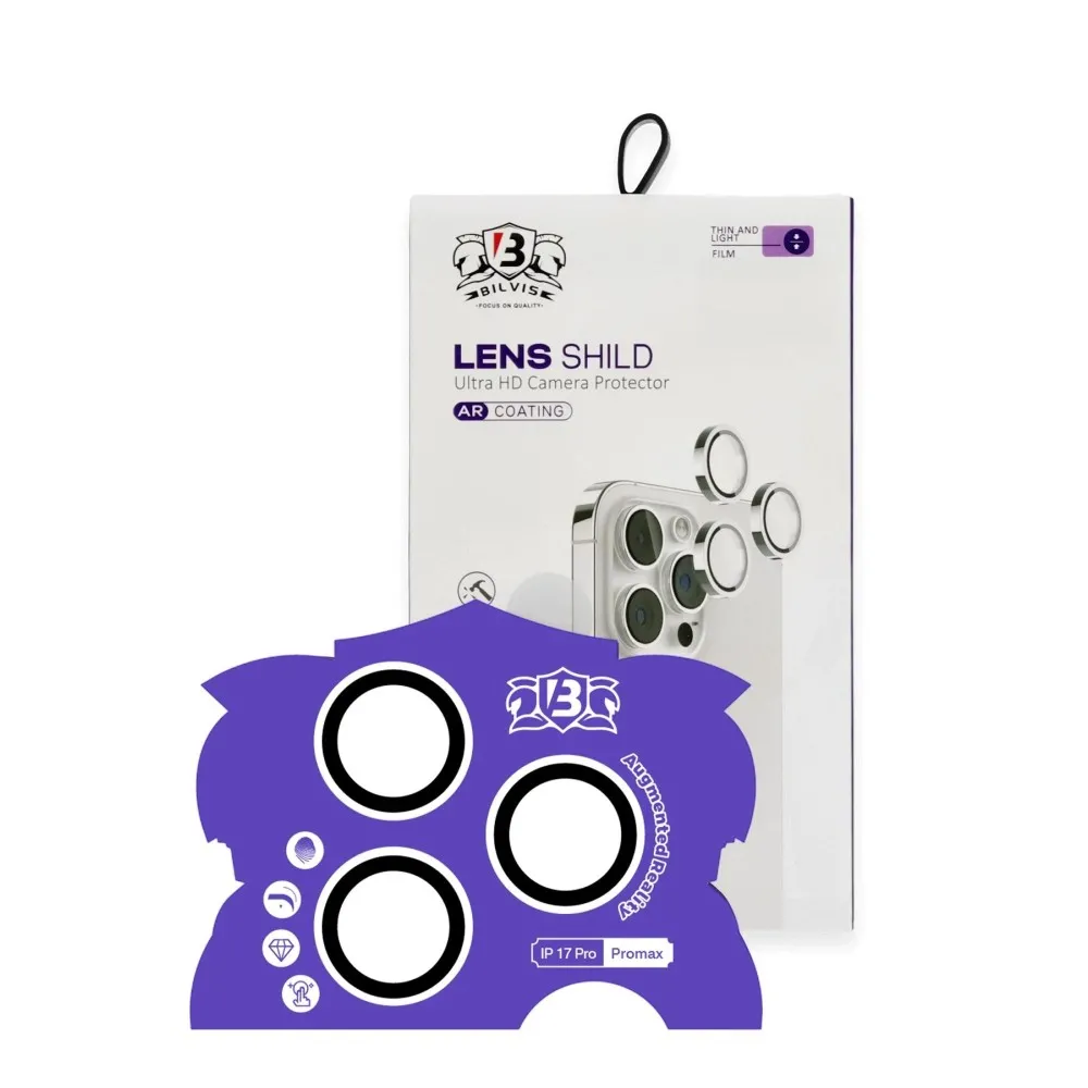 Newface Apple Iphone 17 Pro Max Bilvis Titan Kamera Lens - Gümüş