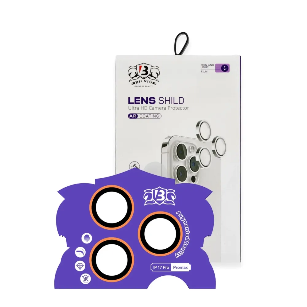 Newface Apple iPhone 17 Pro Max Bilvis Titan Kamera Lens - Turuncu