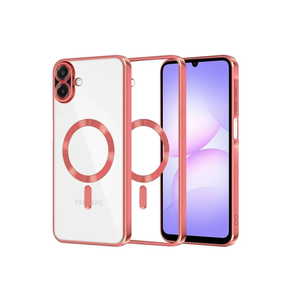 Newface Samsung Galaxy A07 Kross Magneticsafe Kapak - Kırmızı