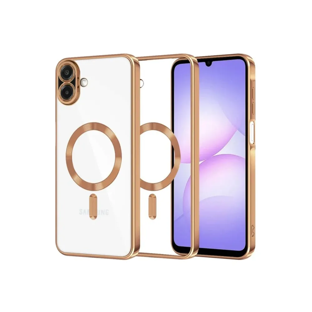 Newface Samsung Galaxy A07 Kross Magneticsafe Kapak - Çöl Titanyum