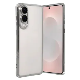 Newface Samsung Galaxy S25 Edge Razer Lensli Silikon - Gümüş