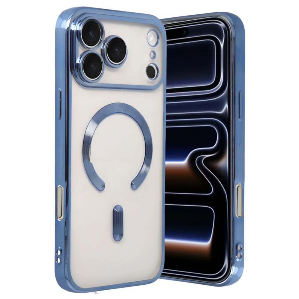 Newface Apple Iphone 17 Pro Kross Magneticsafe Kapak - Sierra Blue