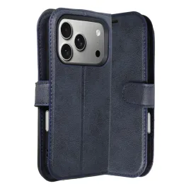 Newface Apple iPhone 17 Pro Trend S Plus Kapaklı Kılıf - Lacivert