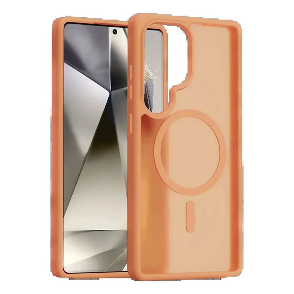 Joko Samsung Galaxy S25 Ultra Jota Magsafe Kapak - Turuncu
