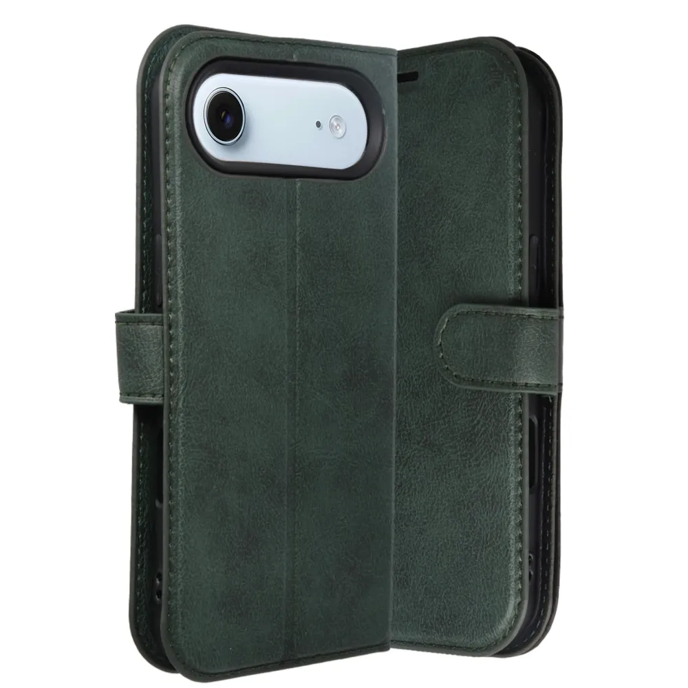 Newface Apple Iphone 17 Air Trend S Plus Kapaklı Kılıf - Yeşil