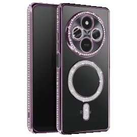 Newface Xiaomi Redmi 14C Joke Simli Magneticsafe Kılıf - Derin Mor