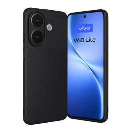 Newface Vivo V60 Lite Auto Focus Karbon Kapak - Siyah
