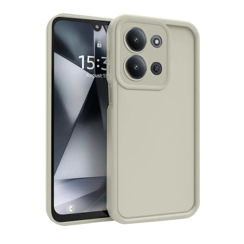 Newface Xiaomi Redmi 15C 4G Viera Silikon - Krem