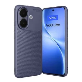 Newface Vivo V60 Lite Auto Focus Karbon Kapak - Lacivert
