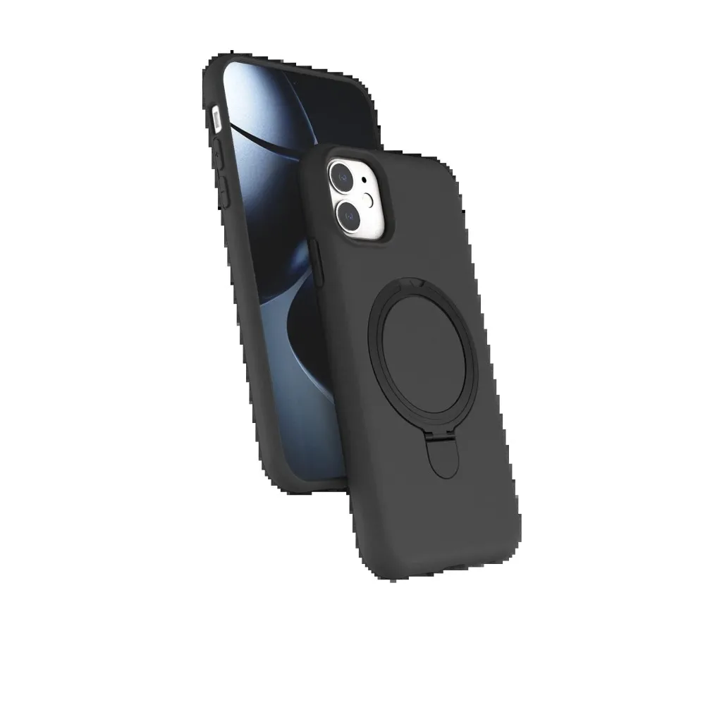 Newface Apple iPhone 11 Regal Magsafe Standlı Kapak - Titan Gri