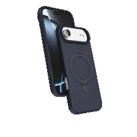 Newface Apple iPhone 17 Air Regal Magsafe Standlı Kapak - Lacivert