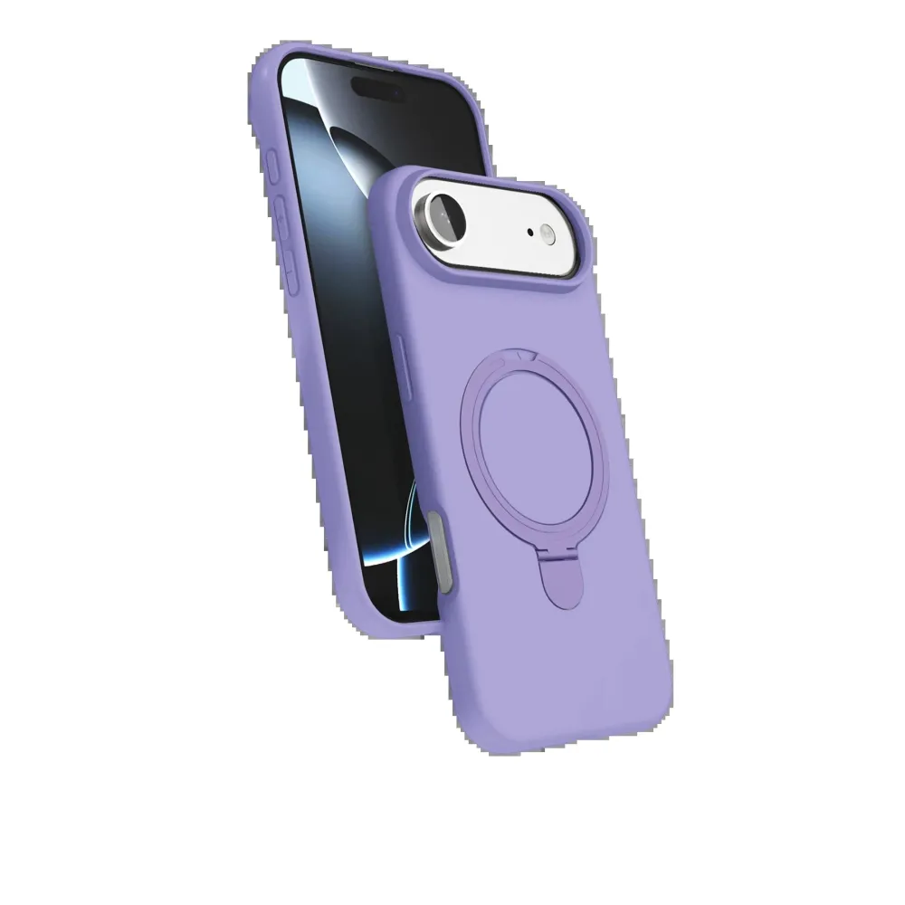 Newface Apple Iphone 17 Air Regal Magsafe Standlı Kapak - Lila