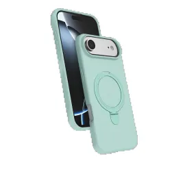 Newface Apple Iphone 17 Air Regal Magsafe Standlı Kapak - Su Yeşili