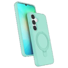 Newface Samsung Galaxy S25 Regal Magsafe Standlı Kapak - Su Yeşili