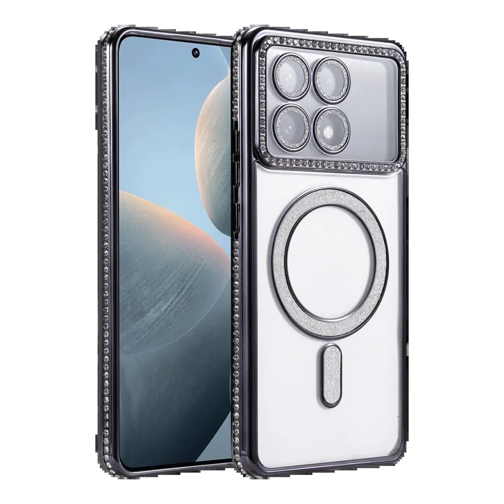 Newface Xiaomi Poco X6 Pro Joke Simli Magneticsafe Kılıf - Siyah
