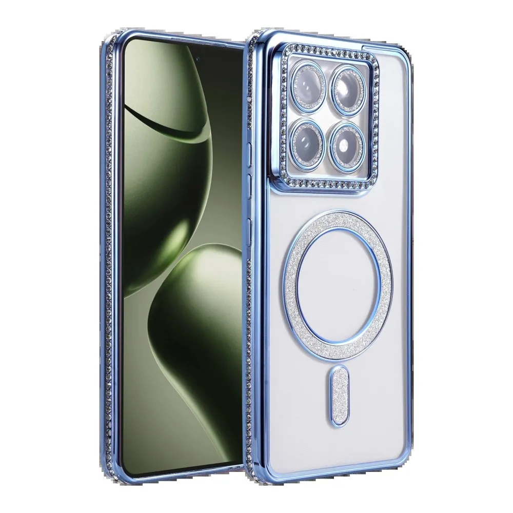 Newface Xiaomi Mi 14T Pro Joke Simli Magneticsafe Kılıf - Mavi