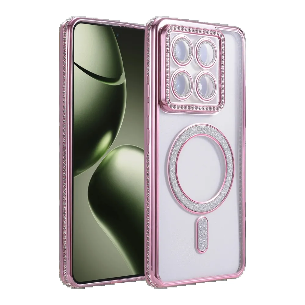 Newface Xiaomi Mi 14T Pro Joke Simli Magneticsafe Kılıf - Pembe
