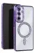 Newface Samsung Galaxy A26 Joke Simli Magneticsafe Kılıf - Derin Mor